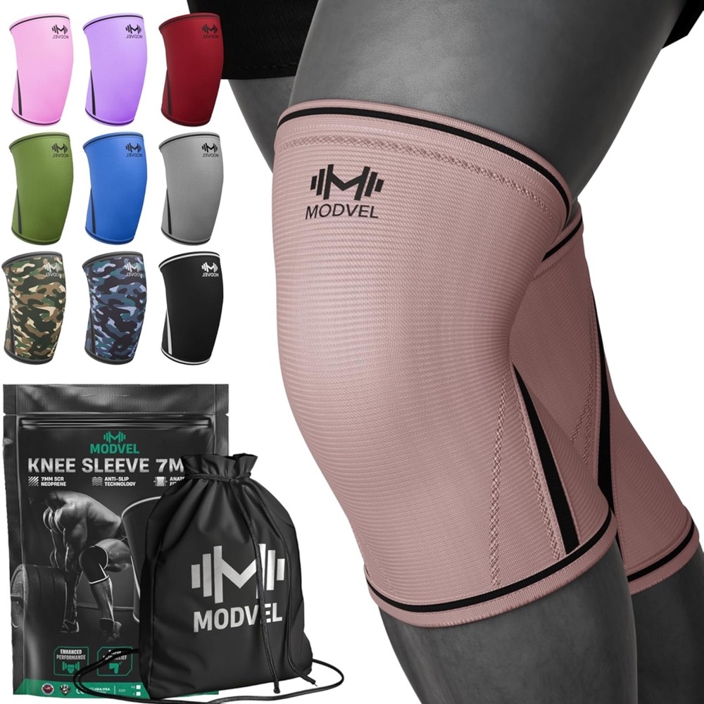 Pink Knee Sleeve for Women in Scuba Material Swimmer or Triathlete